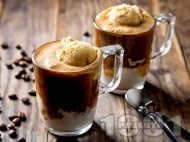 Рецепта Афогато – италианско айс кафе с ванилов сладолед